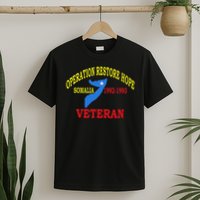 Mogadishu Somalia Veteran Operation Restore Hope War Veteran T-Shirt