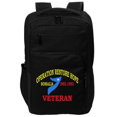 Mogadishu Somalia Veteran Operation Restore Hope War Veteran Impact Tech Backpack