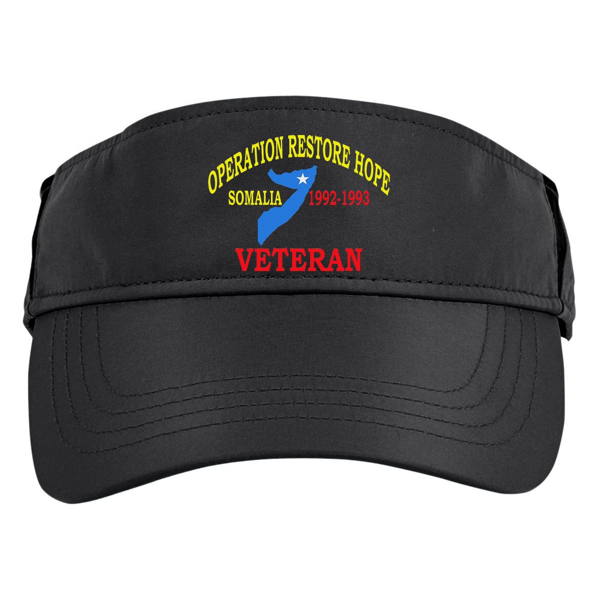Mogadishu Somalia Veteran Operation Restore Hope War Veteran Adult Drive Performance Visor
