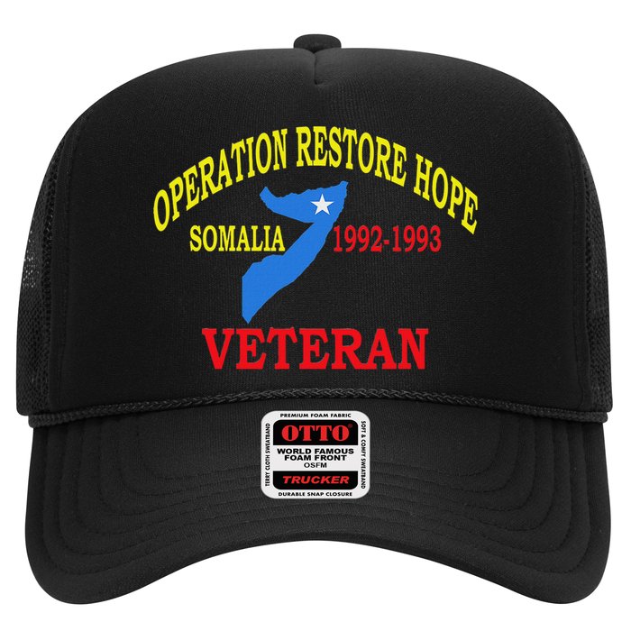Mogadishu Somalia Veteran Operation Restore Hope War Veteran Hat