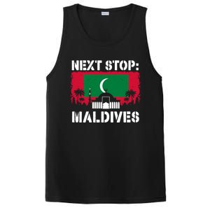 Maldives Summer Vacation Trip Next Stop Vacay Vibes Souvenir Gift PosiCharge Competitor Tank