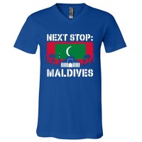 Maldives Summer Vacation Trip Next Stop Vacay Vibes Souvenir Gift V-Neck T-Shirt