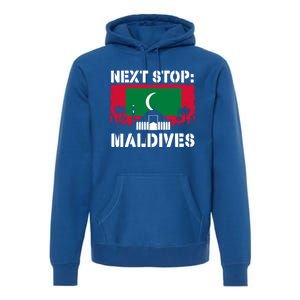 Maldives Summer Vacation Trip Next Stop Vacay Vibes Souvenir Gift Premium Hoodie