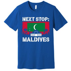 Maldives Summer Vacation Trip Next Stop Vacay Vibes Souvenir Gift Premium T-Shirt