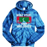 Maldives Summer Vacation Trip Next Stop Vacay Vibes Souvenir Gift Tie Dye Hoodie