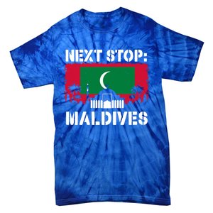 Maldives Summer Vacation Trip Next Stop Vacay Vibes Souvenir Gift Tie-Dye T-Shirt