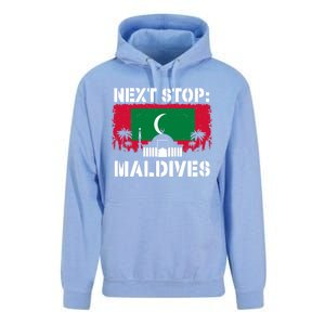 Maldives Summer Vacation Trip Next Stop Vacay Vibes Souvenir Gift Unisex Surf Hoodie