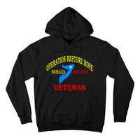 Mogadishu Somalia Veteran Operation Restore Hope War Veteran Hoodie