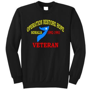 Mogadishu Somalia Veteran Operation Restore Hope War Veteran Sweatshirt