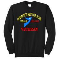 Mogadishu Somalia Veteran Operation Restore Hope War Veteran Sweatshirt