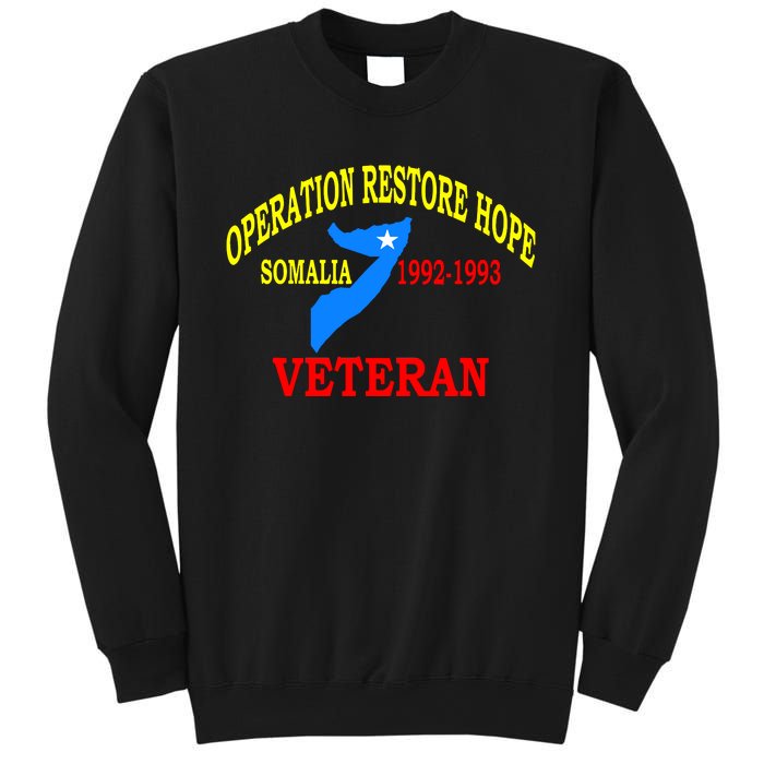 Mogadishu Somalia Veteran Operation Restore Hope War Veteran Sweatshirt