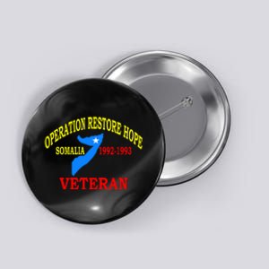 Mogadishu Somalia Veteran Operation Restore Hope War Veteran Button