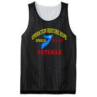 Mogadishu Somalia Veteran Operation Restore Hope War Veteran Mesh Reversible Basketball Jersey Tank