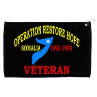 Mogadishu Somalia Veteran Operation Restore Hope War Veteran Grommeted Golf Towel