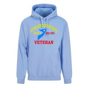 Mogadishu Somalia Veteran Operation Restore Hope War Veteran Unisex Surf Hoodie