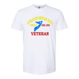 Mogadishu Somalia Veteran Operation Restore Hope War Veteran Softstyle CVC T-Shirt