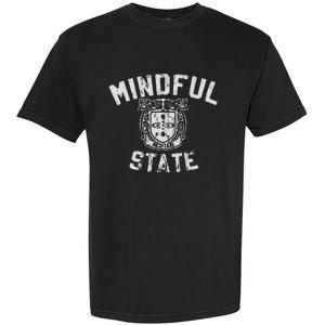 Mindful State Vinteage College Design Mindfulness Garment-Dyed Heavyweight T-Shirt