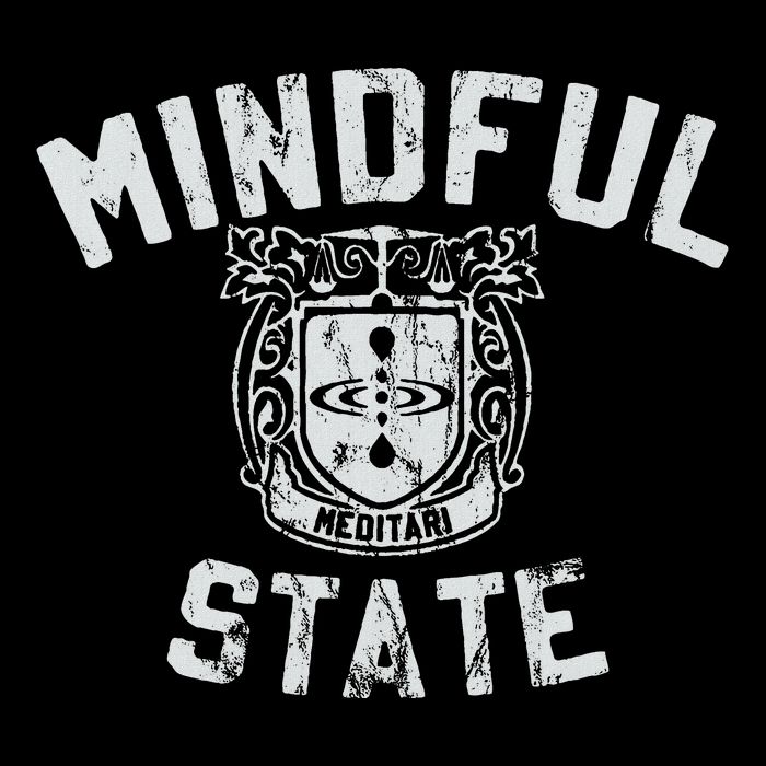 Mindful State Vinteage College Design Mindfulness 7-Panel Snapback Hat
