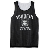 Mindful State Vinteage College Design Mindfulness Mesh Reversible Basketball Jersey Tank