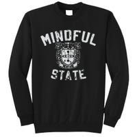 Mindful State Vinteage College Design Mindfulness Tall Sweatshirt