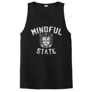 Mindful State Vinteage College Design Mindfulness PosiCharge Competitor Tank