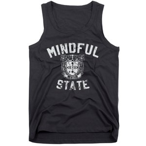 Mindful State Vinteage College Design Mindfulness Tank Top