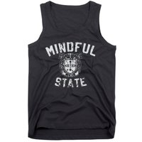 Mindful State Vinteage College Design Mindfulness Tank Top