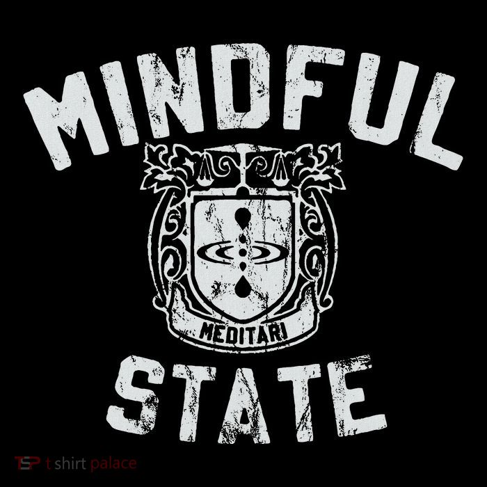 Mindful State Vinteage College Design Mindfulness Wool Snapback Cap