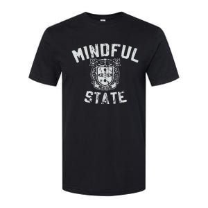 Mindful State Vinteage College Design Mindfulness Softstyle CVC T-Shirt