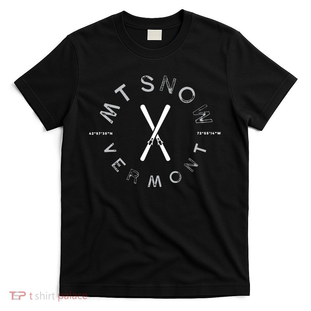 Mount Snow Vermont Graphic Vintage Ski Long Sleeve T-Shirt