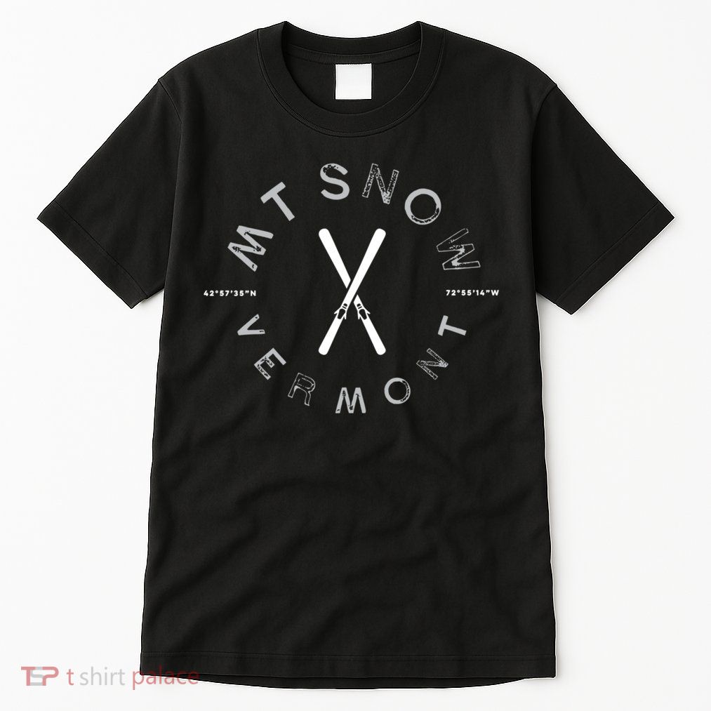 Mount Snow Vermont Graphic Vintage Ski Long Sleeve Tall T-Shirt