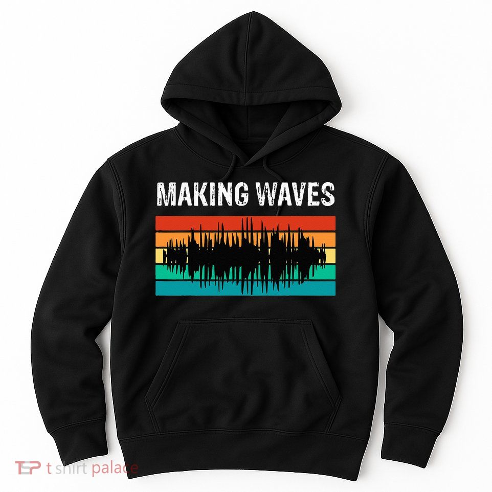 Making Sound Waves Beats Beat Makers Music Producer Hoodie