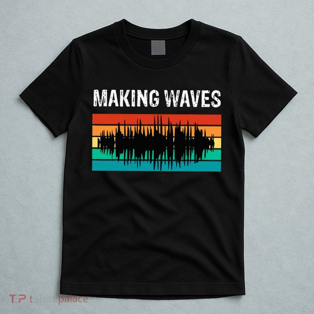 Making Sound Waves Beats Beat Makers Music Producer T-Shirt