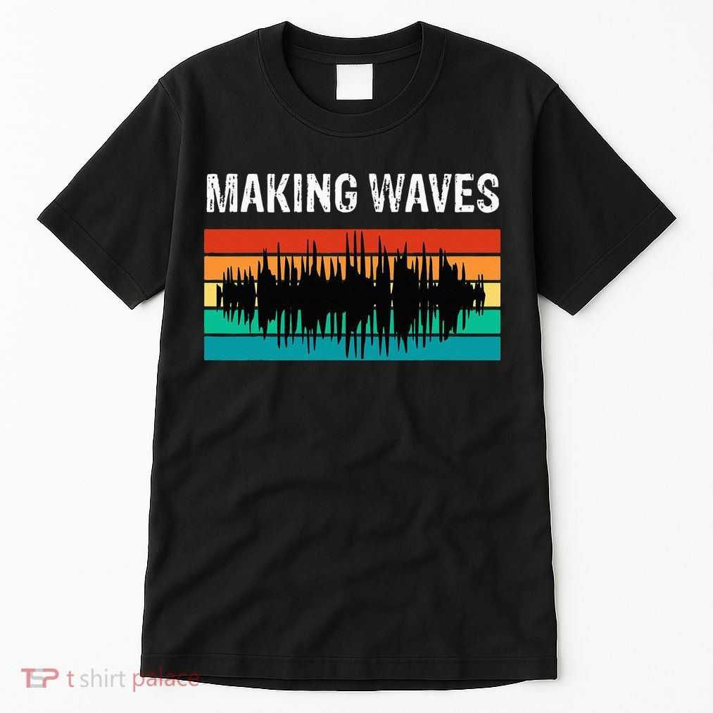 Making Sound Waves Beats Beat Makers Music Producer Tall T-Shirt