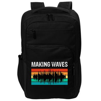 Making Sound Waves Beats Beat Makers Music Producer Impact Tech Backpack
