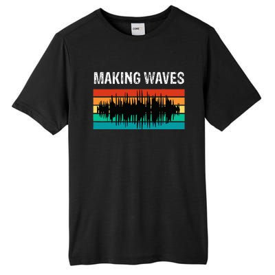 Making Sound Waves Beats Beat Makers Music Producer Tall Fusion ChromaSoft Performance T-Shirt