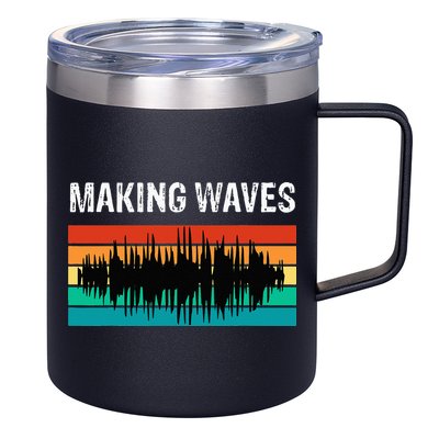 Making Sound Waves Beats Beat Makers Music Producer 12oz Stainless Steel Coffee Mug