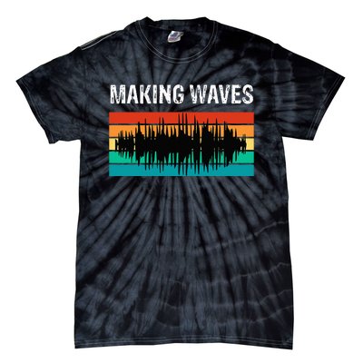 Making Sound Waves Beats Beat Makers Music Producer Tie-Dye T-Shirt