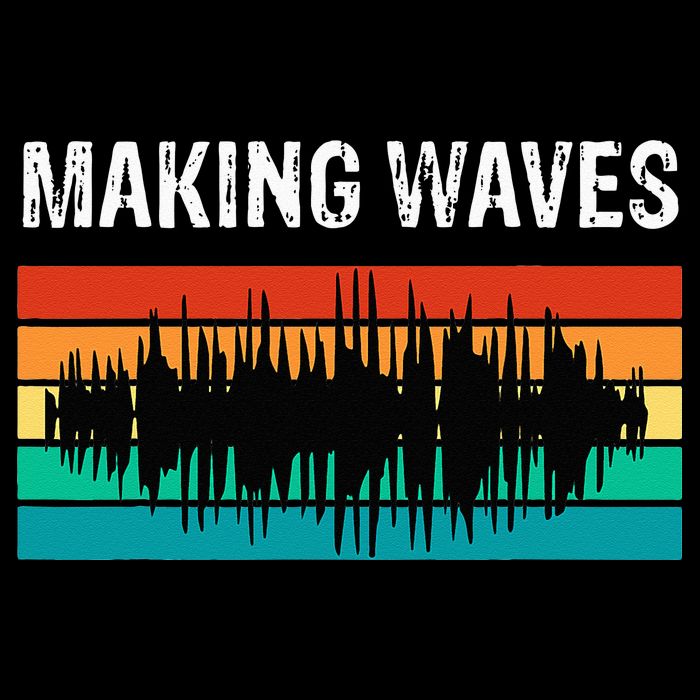 Making Sound Waves Beats Beat Makers Music Producer Wool Snapback Cap