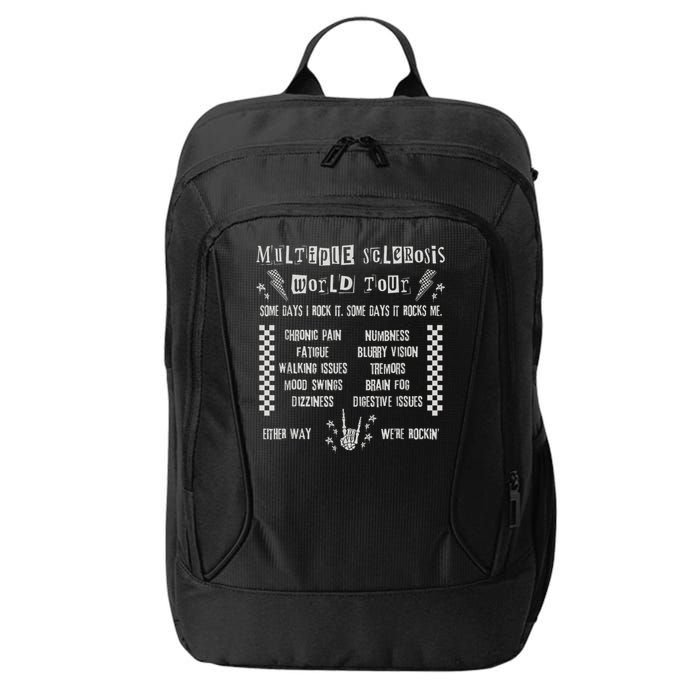 Multiple Sclerosis World Tour MS Awareness Month MS Warrior T-Shirt City Backpack
