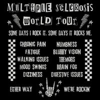 Multiple Sclerosis World Tour MS Awareness Month MS Warrior T-Shirt Impact Tech Backpack