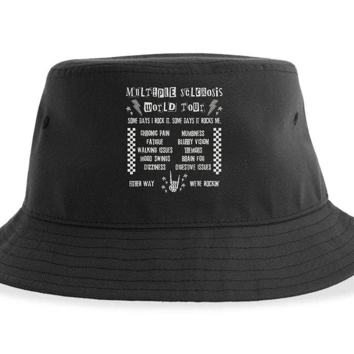 Multiple Sclerosis World Tour MS Awareness Month MS Warrior T-Shirt Sustainable Bucket Hat