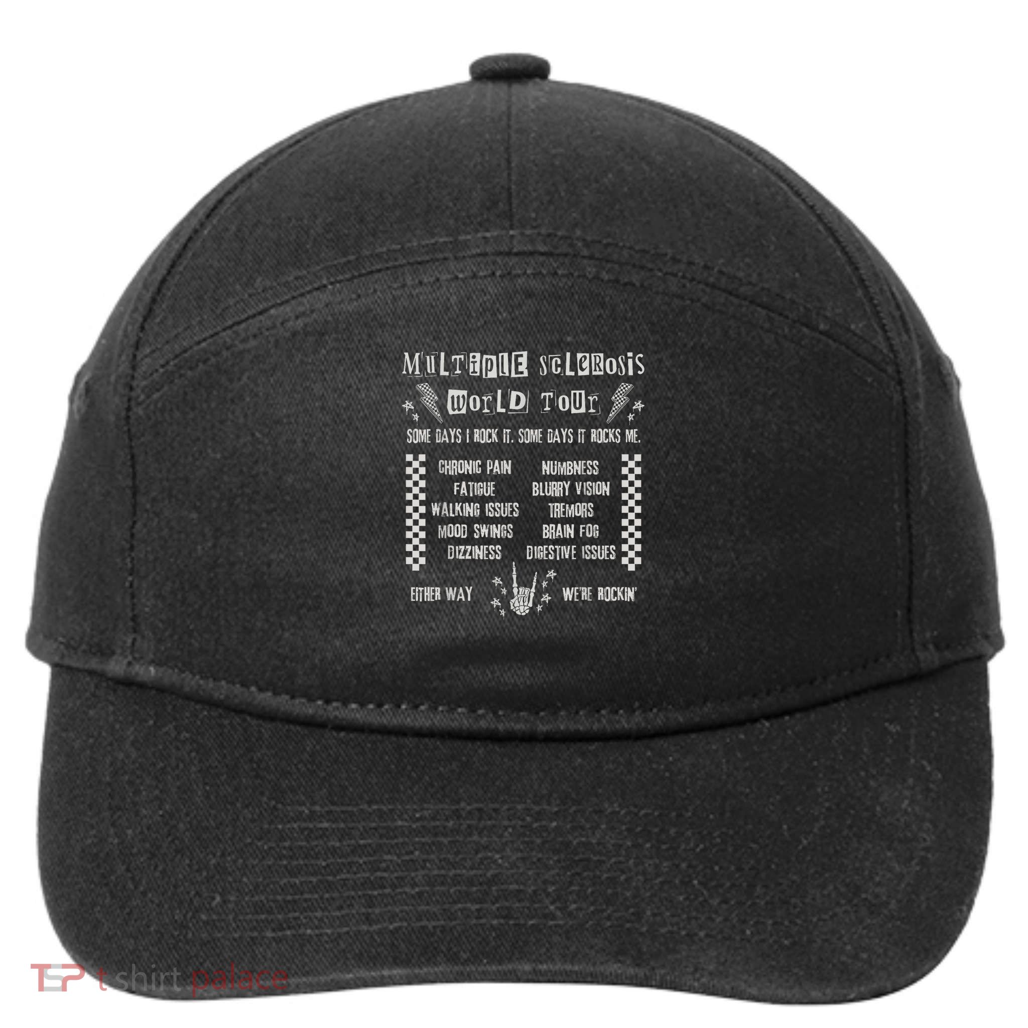 Multiple Sclerosis World Tour MS Awareness Month MS Warrior T-Shirt 7-Panel Snapback Hat