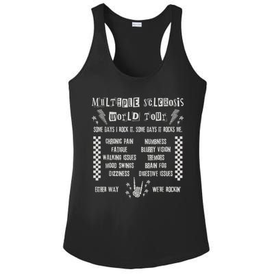 Multiple Sclerosis World Tour MS Awareness Month MS Warrior T-Shirt Ladies PosiCharge Competitor Racerback Tank