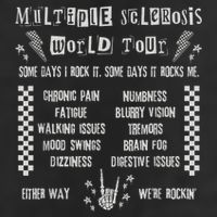 Multiple Sclerosis World Tour MS Awareness Month MS Warrior T-Shirt Hat
