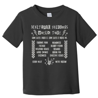 Multiple Sclerosis World Tour MS Awareness Month MS Warrior T-Shirt Toddler T-Shirt