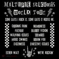 Multiple Sclerosis World Tour MS Awareness Month MS Warrior T-Shirt Short Acrylic Beanie