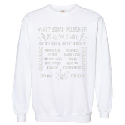 Multiple Sclerosis World Tour MS Awareness Month MS Warrior T-Shirt Garment-Dyed Sweatshirt