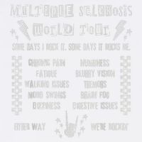 Multiple Sclerosis World Tour MS Awareness Month MS Warrior T-Shirt Garment-Dyed Sweatshirt