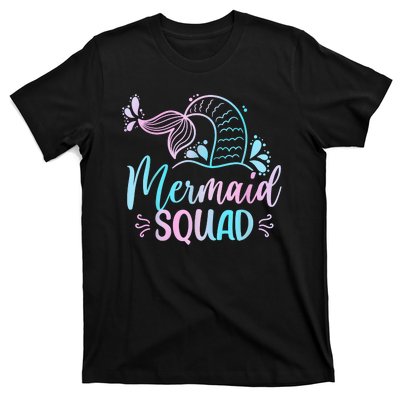 Mermaid Squad Women Birthday Squad T-Shirt